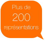 Plus de 200 représentations